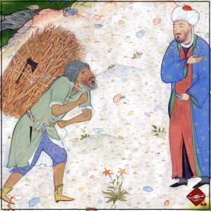 Entdecken Sie Der Holzfäller von Cihangir Asurov bei Sanaat - eine beeindruckende Darstellung von Hingabe und Kraft in der islamischen Kunst.