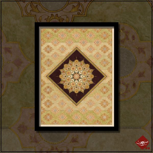 Islamische Poster: Klassische rûmî-Kunst mit 24 Karat Blattgold. Verschiedene Größen. Faszinierende Ornamentik von Selcen Belgin Balıkçı.