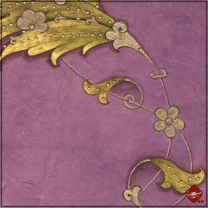 Islamische Wandbilder: Minimalismus-Miniaturmalerei mit 24 Karat Blattgold. Schönheit der Natur in subtilen Details. Perfekte Kunst für Ihre Einrichtung.