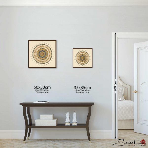 Islamische Poster: Rumi-Design, Tezhip-Kunst - Sanaat