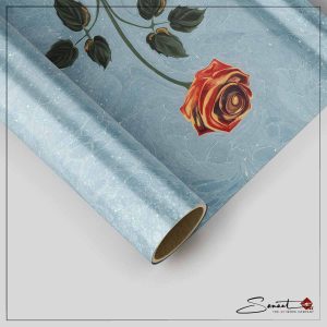 Rosen Ebru in aquamarin